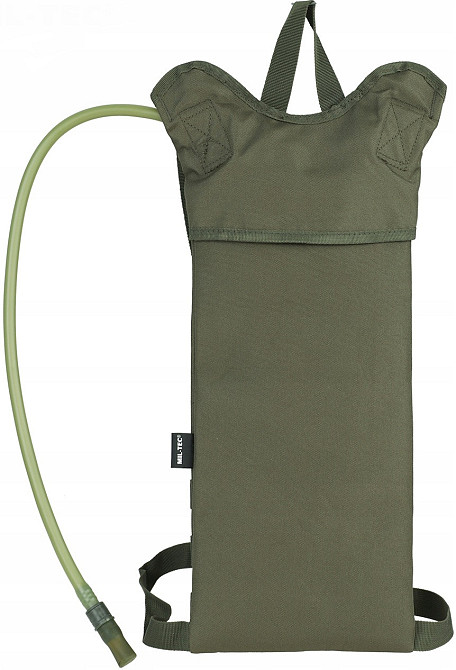 Гідратор для води 3 літри з трубкою 115 см та системою Molle + чохол Mil-Tec "Water Pack" (14537101) Olive Нововолинськ - фото 4