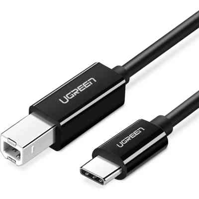 Кабель для принтера USB-C 2.0 to BM 2.0m US241 black Ugreen (50446) Вінниця