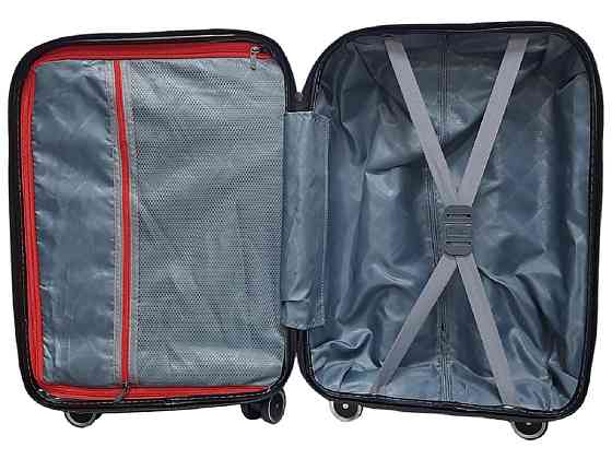 Валіза поліпропіленова Milano Bag 0307 мала 55 см чорна Київ