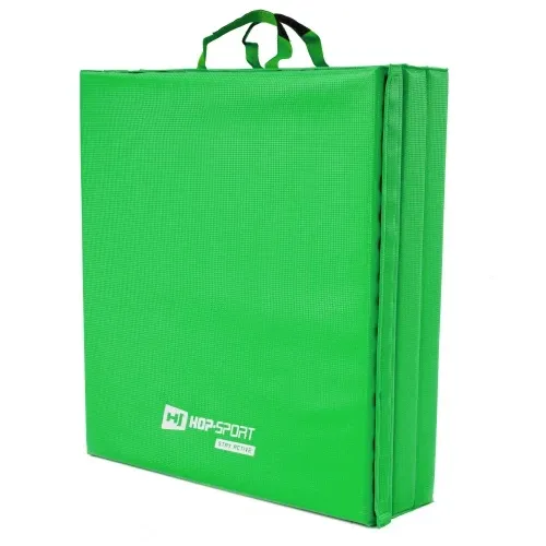Мат гимнастический 5 см мягкий с липучкой Hop-Sport 065FM зеленый Киев - изображение 4