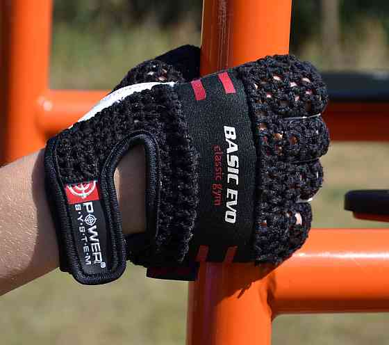 Рукавички для фітнесу Power System PS-2100 Basic EVO Black/Red Line XS Кам'янське