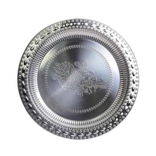 Таця кругла d45см нержавіюча сталь 4372 KAMILLE Житомир