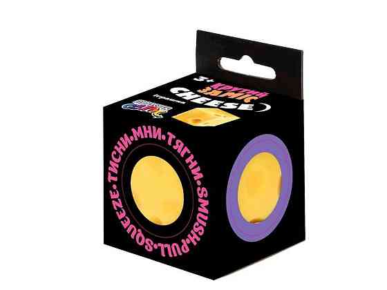 Антистрес Крутий заміс Сир 6см T23823 ТМ MONSTERGUM Київ