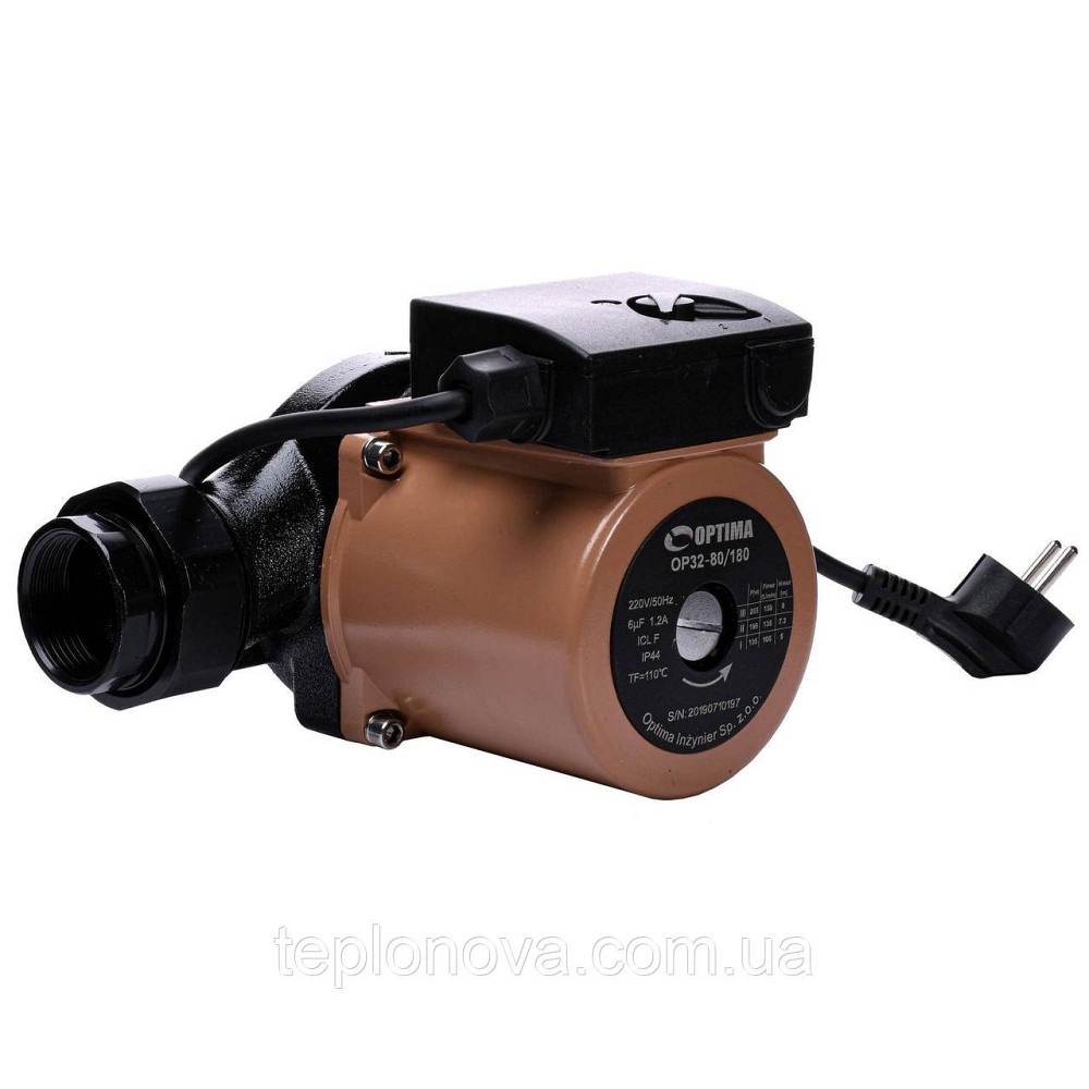 Насос циркуляционный Optima OP32-80 180мм + гайки, + кабель с вилкой! Черновцы - изображение 2