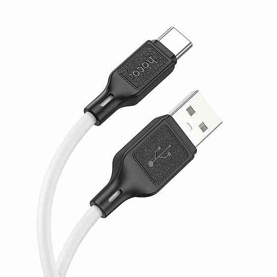 Кабель HOCO X90 Cool silicone charging data cable for Type-C White Київ