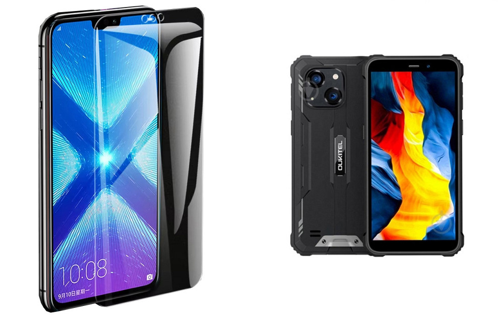 Защитное стекло NeoGlass для Oukitel G2 – ультрапрозрачное и устойчивое Киев - изображение 2