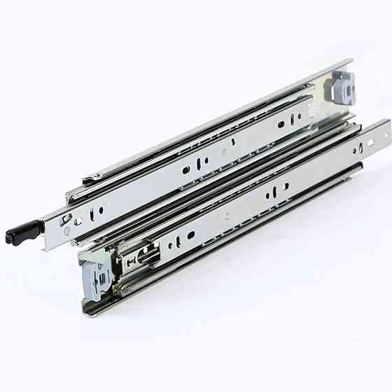 Направляючі для шухляд GUAWJRZDP 123456 цинковані повного висунення 300 мм кулькові важкі з замком для авто фургонів Київ