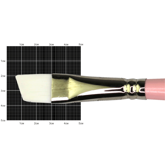 Кисть синтетика угловая Flamingo 1023A No 3/4 к.р KOLOS Киев
