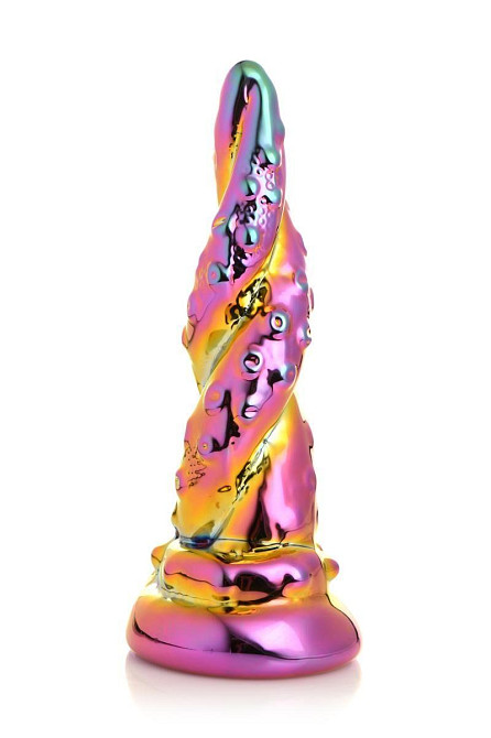 Фентезійний скляний фалоімітатор Creature Cocks Enchanting Rainbow Glass Dildo, 16 см Sex Aura Київ - фото 1