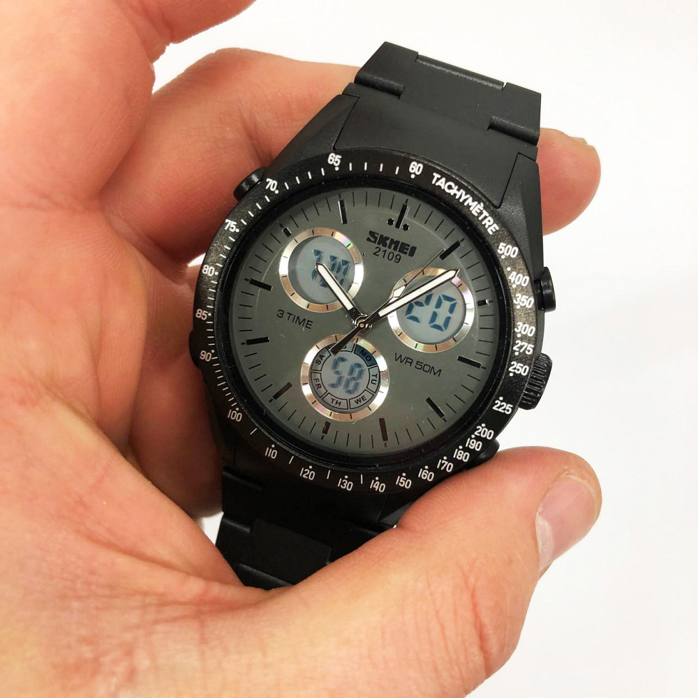 Оригинальные спортивные часы, Часы военной тематики, Противоударные часы Военные с подсветкой YN-52 Львов - изображение 11