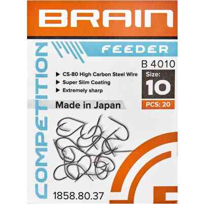 Крючок Brain Feeder B4010 10 (20 шт/уп) Black Nickel (1858.80.37) Винница
