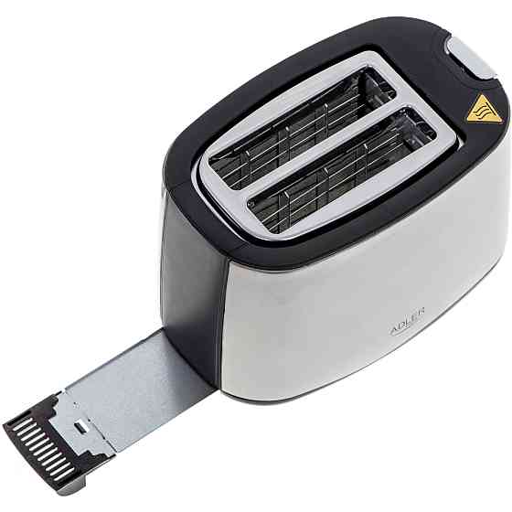 Тостер Adler AD 3214 900Вт/ 2 відділення/7 режимів підсмажування/розморожування/підігрів булочок Вінниця