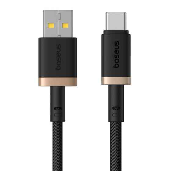 Кабель Baseus Dura Series Fast Charging Cable USB to Type-C 60W 1m Gold+Black Одесса