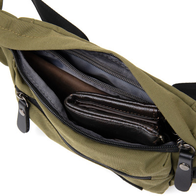 Сумка Vintage Бананка нейлон Зелена (20636) Вінниця - фото 9