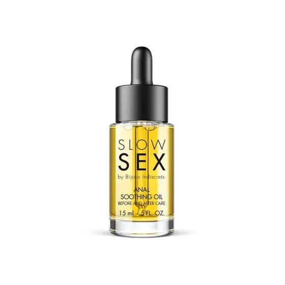 Успокаивающее масло для анального секса Bijoux Indiscrets Slow Sex Anal Soothing Oil Before & After 15 мл Львов