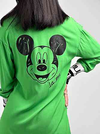 Удлиненная женская блузка 