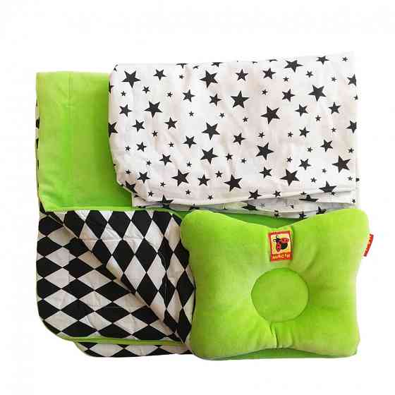 Детский постельный комплект Bed Set Newborn МС 110512-08 подушка + одеяло + простыня Винница