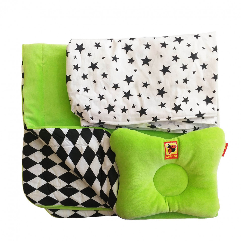 Дитячий постільний комплект Bed Set Newborn МС 110512-08 подушка + ковдру + простирадло Вінниця - фото 2