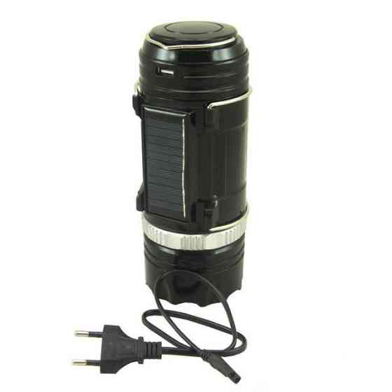 Кемпінгова LED лампа SB-9699 - ліхтарик з сонячною панеллю. Вінниця