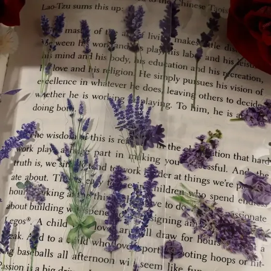 Стікери квіткові «Лаванда» – набір 6 листів для декору Київ