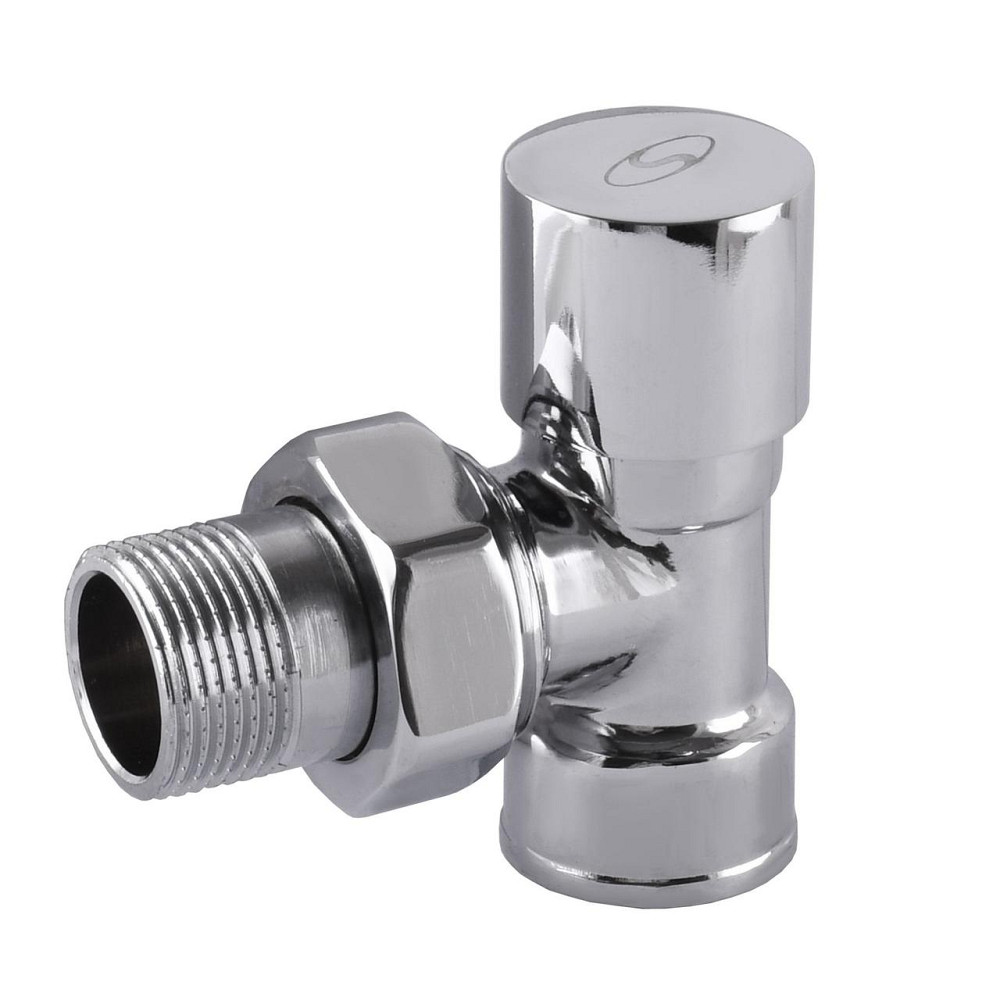 Кран вентильний кутовий з американкою SOLOMON 3/4″ CHROM 1845 (000002162) Київ - фото 1