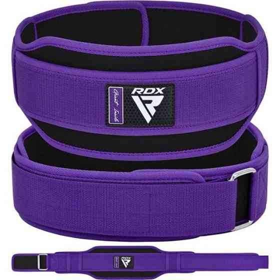 Пояс для важкої атлетики RDX RX5 Double Belt неопреновий Purpel S Кам'янське
