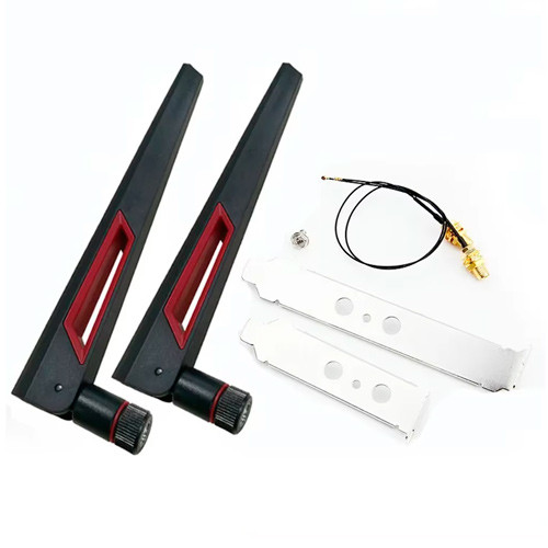 Антена Wi-Fi 2шт 2.4-5ГГц 10дбі з кабелем MHF4 для модулів AX200 AX210 Вінниця - фото 1