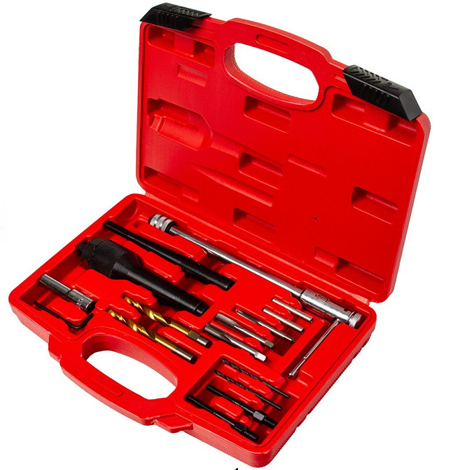 Набір для виймання свічок розжарювання та відновлення різьблення 16 елементів Mar-Pol (M55885) Нововолинськ - фото 2