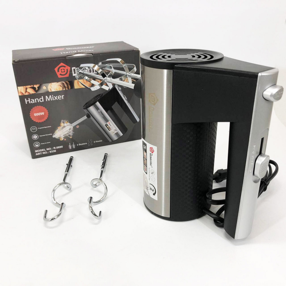 Міксер ручний 7 швидкостей DOMOTEC R6690 200Вт, Міксер для збивання вершків і молока OR-84 Івано-Франківськ - фото 4