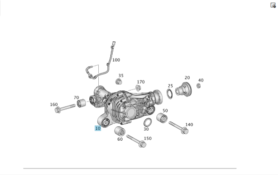 Mercedes-Benz  A1663300200 Редуктор передній 1:3.27 ML/GLE W166 GLE Coupe C292 GL/GLS X166 Одеса