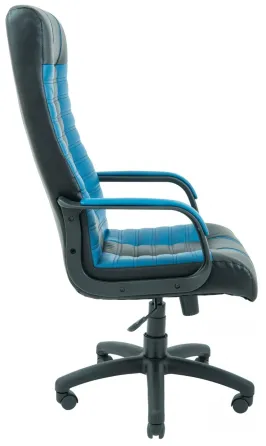 Офісне Крісло Керівника Richman Atlant Fly 2230-2227 Підлокітник Річ Пластік М3 MultiBlock Чорно-синій Київ