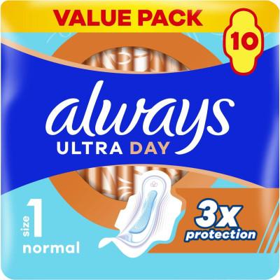 Гигиенические прокладки Always Ultra Day Normal (Размер 1) 10 шт. (8700216861120) Винница - изображение 1