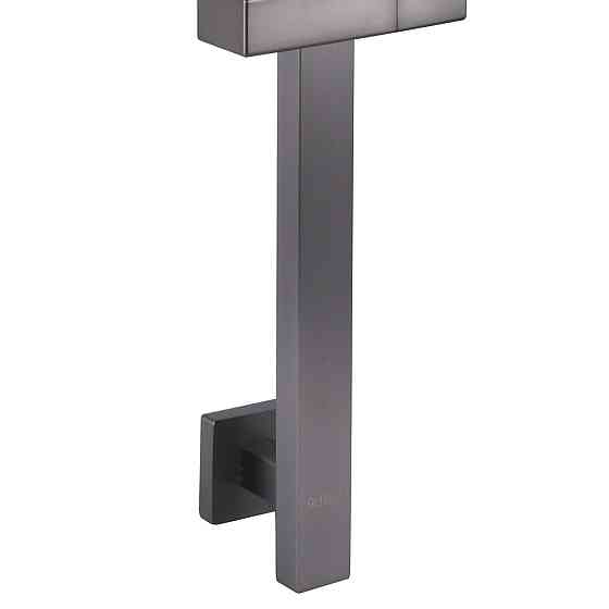 Душевая стойка GLOBVS-1108-GP -Квадрат,ГРАФИТ, с нерж.стали SUS304, L-650мм, в коробке (000027590) Киев