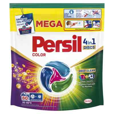 Капсули для прання Persil 4in1 Discs Color Deep Clean 60 шт. (9000101830880) Вінниця