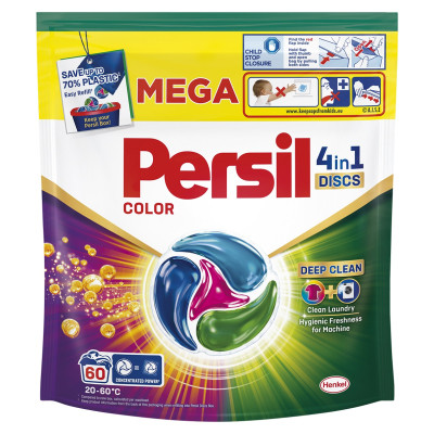 Капсулы для стирки Persil 4in1 Discs Color Deep Clean 60 шт. (9000101830880) Винница - изображение 1