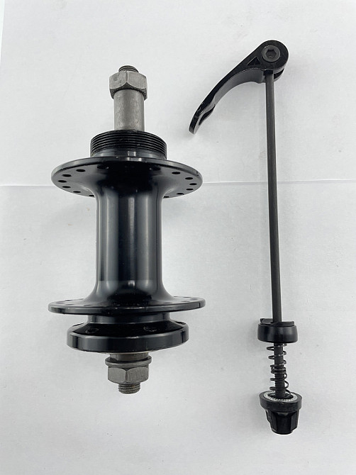 Втулка   заднего колеса велосипеда   (алюминий) (36 спиц, под диск,  эксцентрик , черная) Мукачево - изображение 1