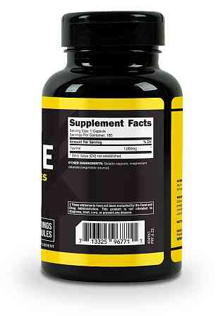 Таурин Primaforce Taurine, 1,000 mg, 180 Capsules Луцк