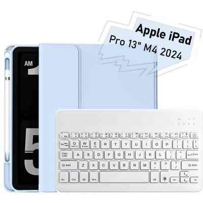 Чехол для планшета BeCover with keyboard Apple iPad Pro 13" M4 2024 Light Blue (713005) Винница