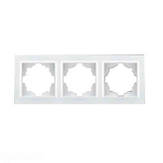 Рамка тримісна, Enzo  білий Дніпро