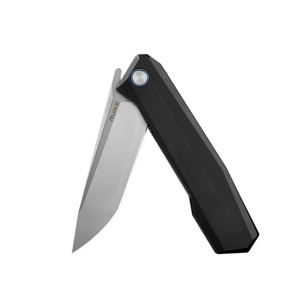 Ніж складаний туристичний Ruike P166-AB, (9.2 см) 14C28N / Aluminum чорний Київ - фото 6