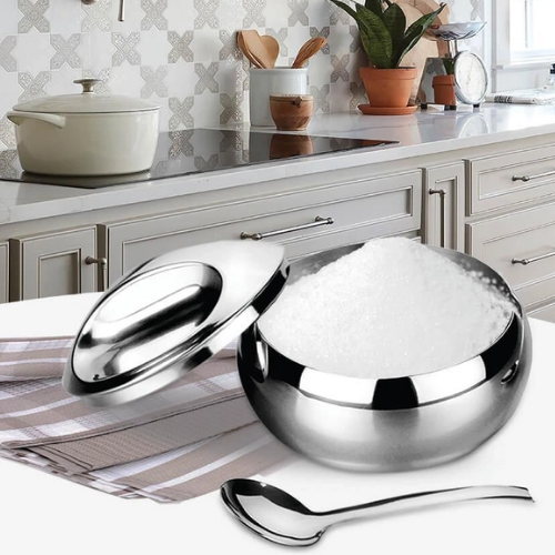 Цукорниця з ложкою 300мл нержавіюча сталь MR-1690 Maestro Житомир