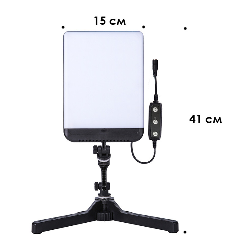 Прямоугольная светодиодная LED панель Tianru ZM-108 с триногой Киев - изображение 6