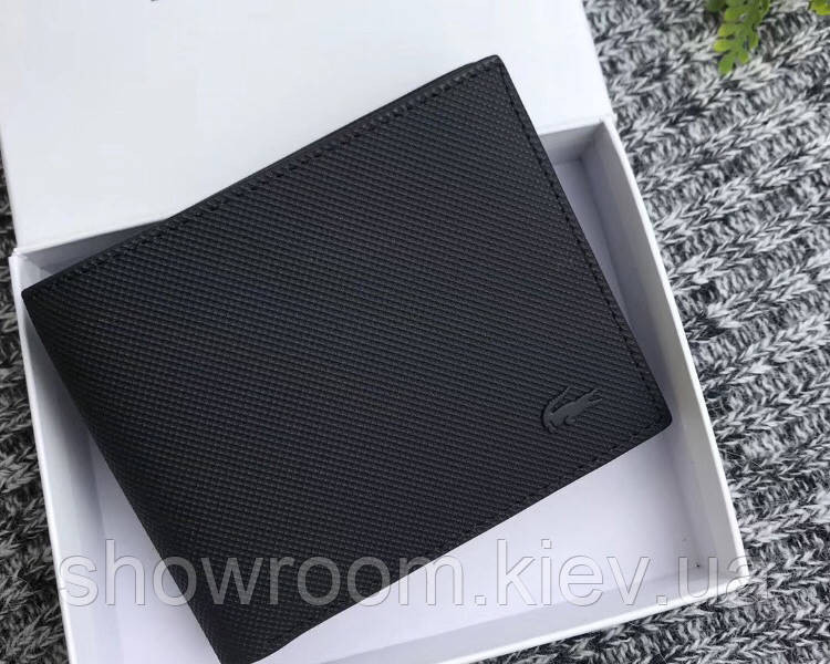 Чоловіче портмоне Lacoste (1712) подарункова упаковка Київ - фото 1