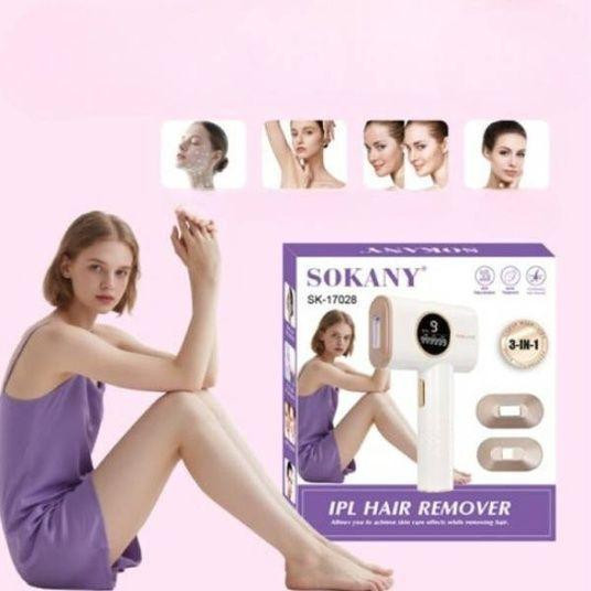 Лазерний епілятор SK-17028 з LCD, 9 рівнів, розпізнавання тону шкіри, контроль температури, 3в1 Одеса - фото 2