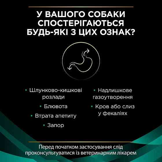 Сухий дієтичний корм PRO PLAN VETERINARY DIETS EN Gastrointestinal для дорослих собак та цуценят для усунення розладів травлення, 12 кг Київ