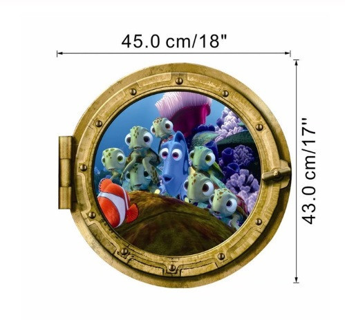 Виниловая наклейка Немо 43 см разноцветный Киев - изображение 3