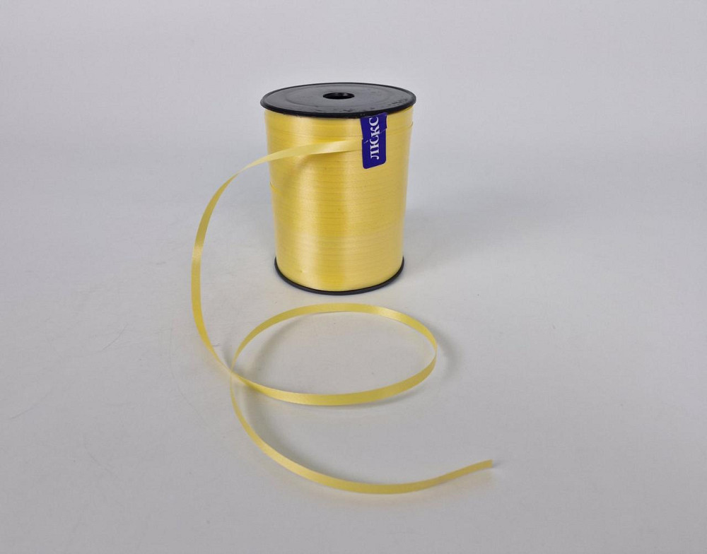 Лента для воздушных шаров и подарков 300 метров  желтая  (1 пачка) Харьков - изображение 1