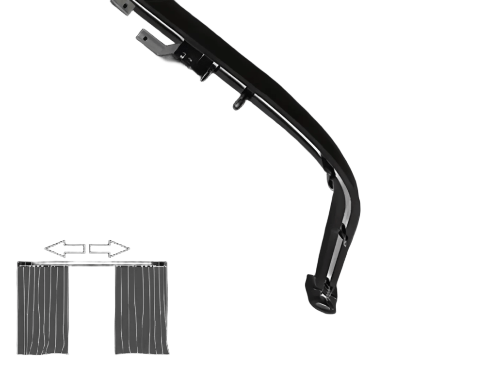 LIVOLO Електрокарниз для штор Wi-Fi з пультом, гнутий/арочний/радіусний/еркерний 0°–90°, LIVOLO Коломия - фото 3