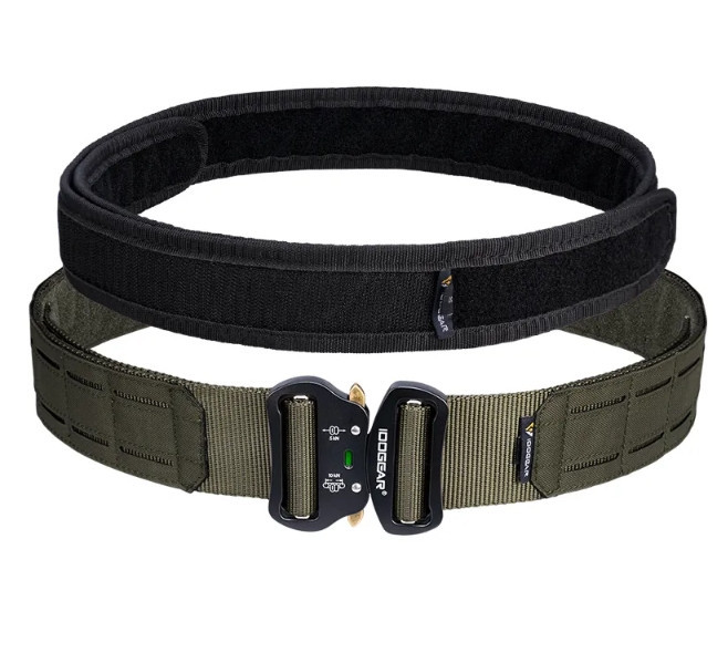 Армійський ремінь Idogear із системою Molle та внутрішнім ременем Зелений, S Вінниця - фото 1