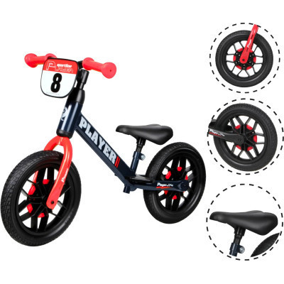 Біговел QPlay Player Red (B-600Red) Вінниця - фото 8